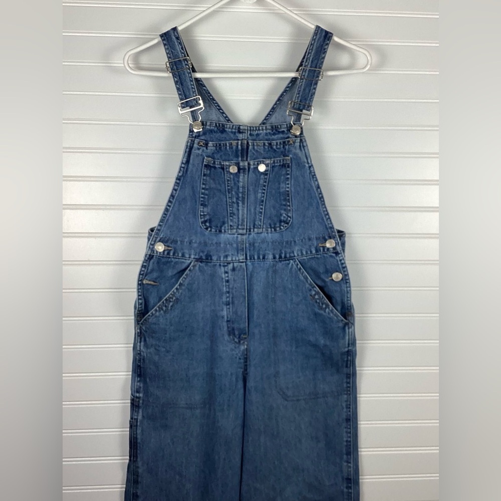 - Modern Edge Large Denim Bib Carpenter
Overalls Jumpsuits tiger embroidered - Picture 2 of 11